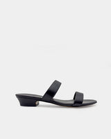 side view of back heeled strap sandals