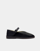 Black Nappa Leather Mary Janes