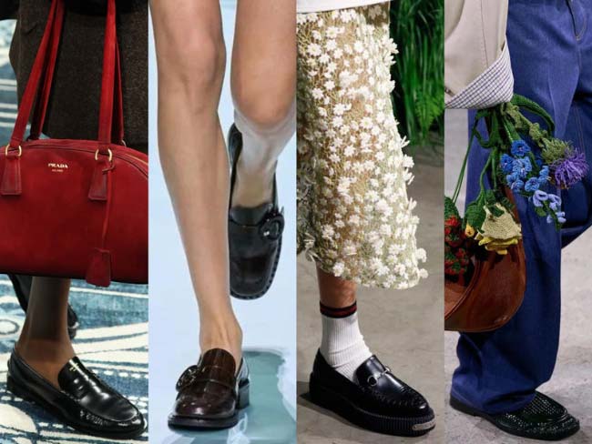Discover women's loafers trend 2025 from runway