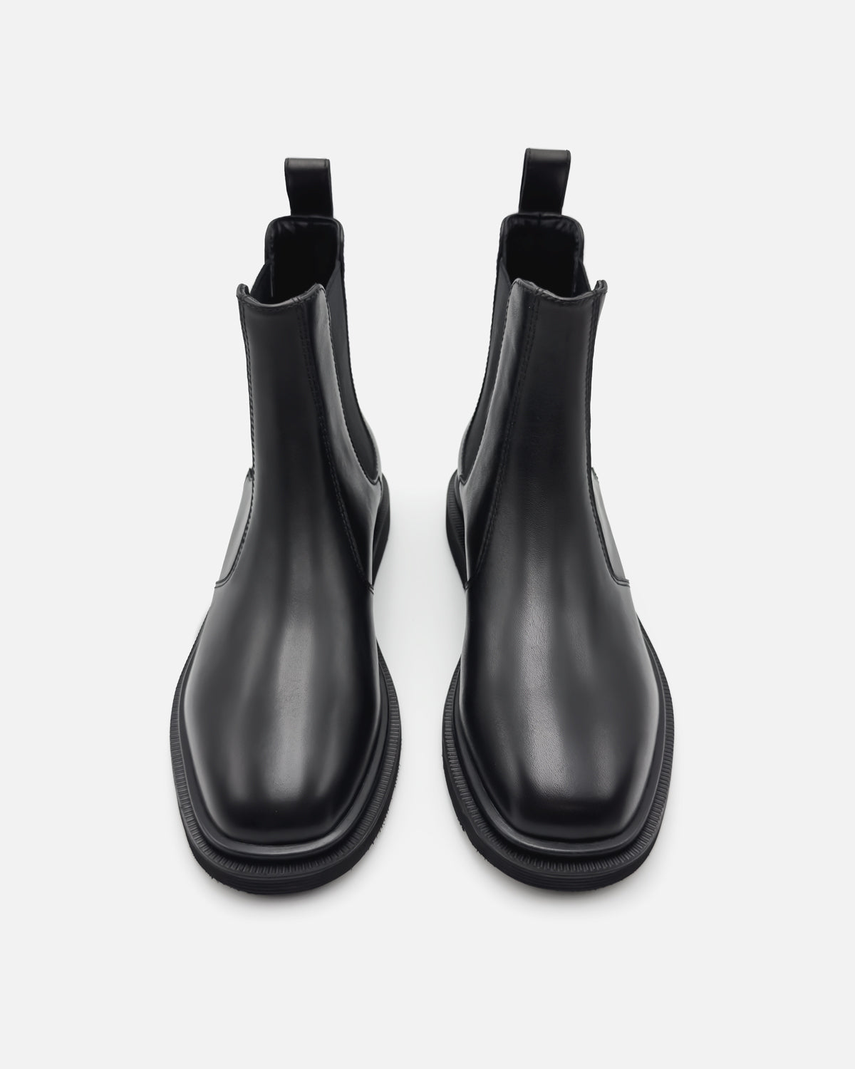Black Chelsea boots leather with supportive cushioned footbed Australia