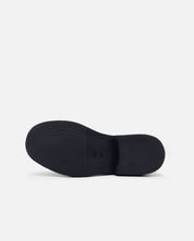 Women's Chelsea boots black leather and anti-slip outsole