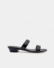 side view of back heeled strap sandals
