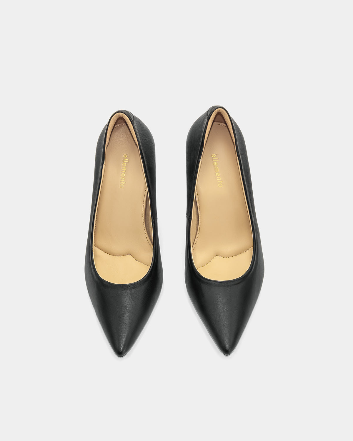 black high heel pumps with cushioned comfort