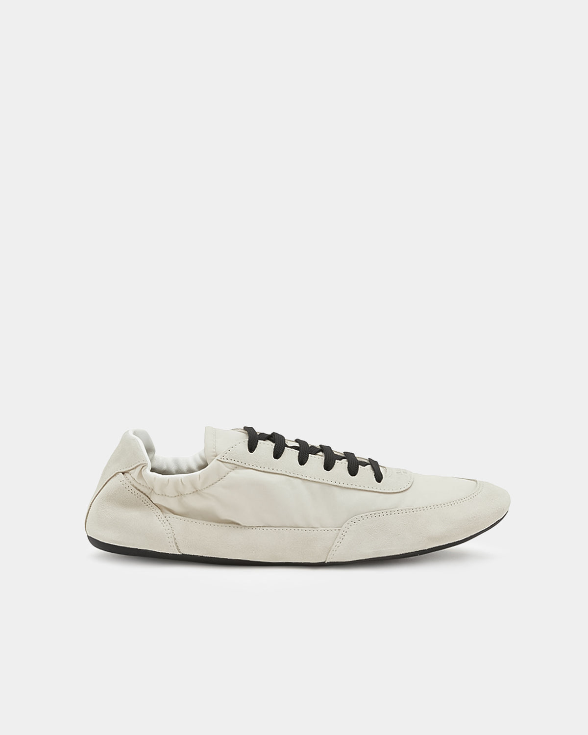 Creamy white sneakers for women in suede leather Australia