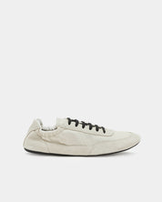 Creamy white sneakers for women in suede leather Australia