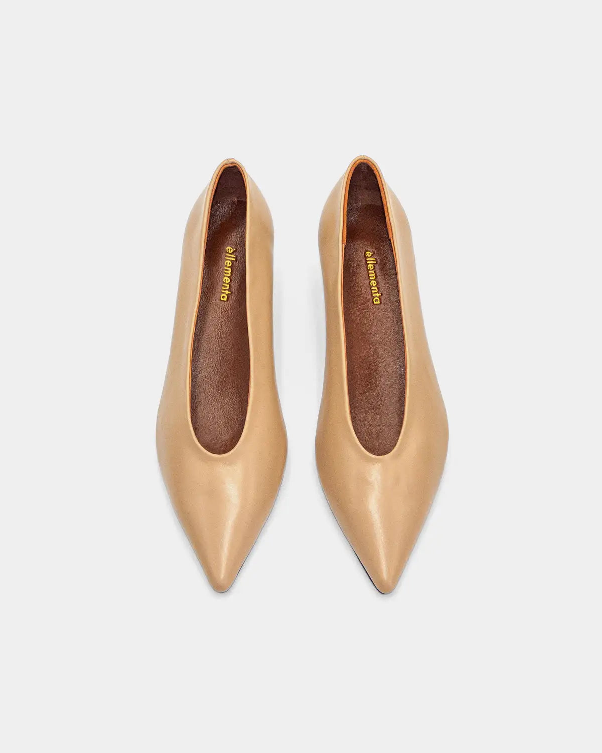 Premium nude kitten heels shoes in calfskin, combining bridal-ready style with everyday comfort