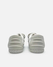 back view of white casual shoes for women 