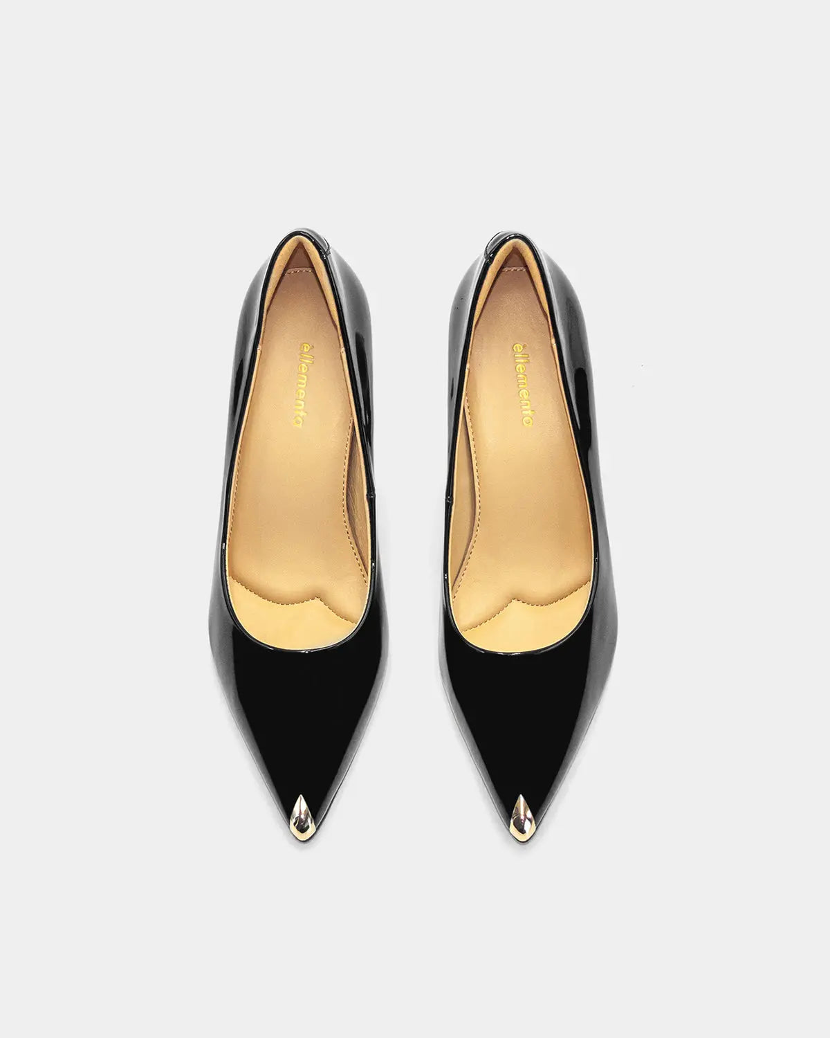 black heeled shoes with cushion support for all day comfort 