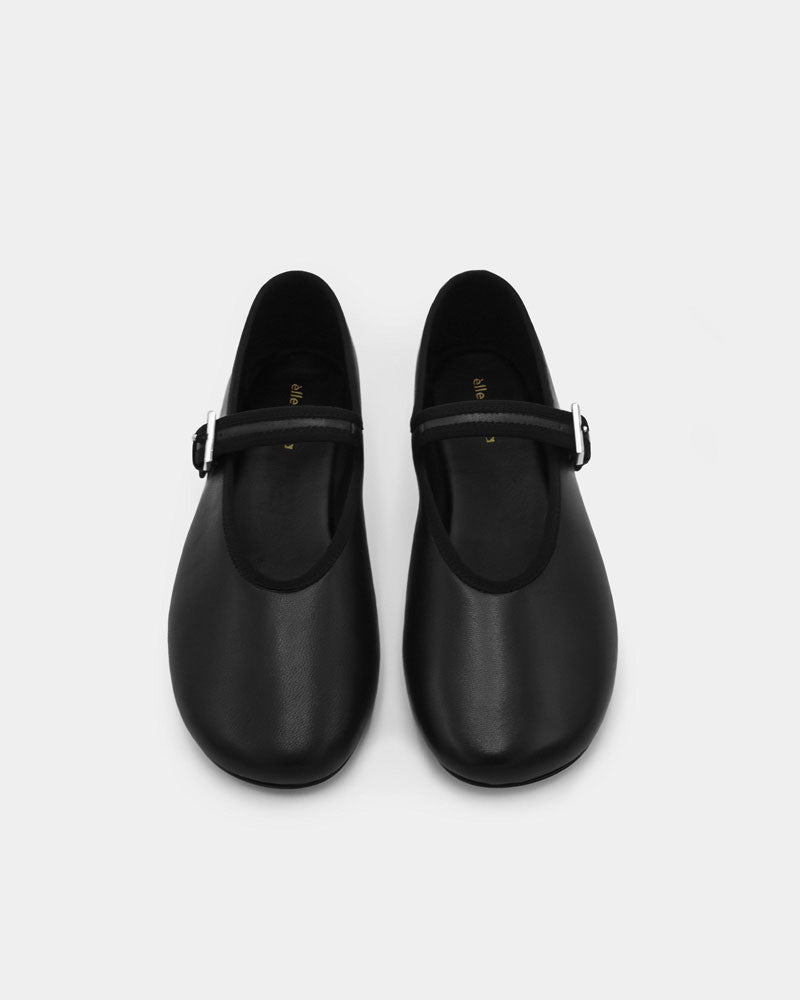 wide fit ballet flats shoe – adjustable strap for all day comfort