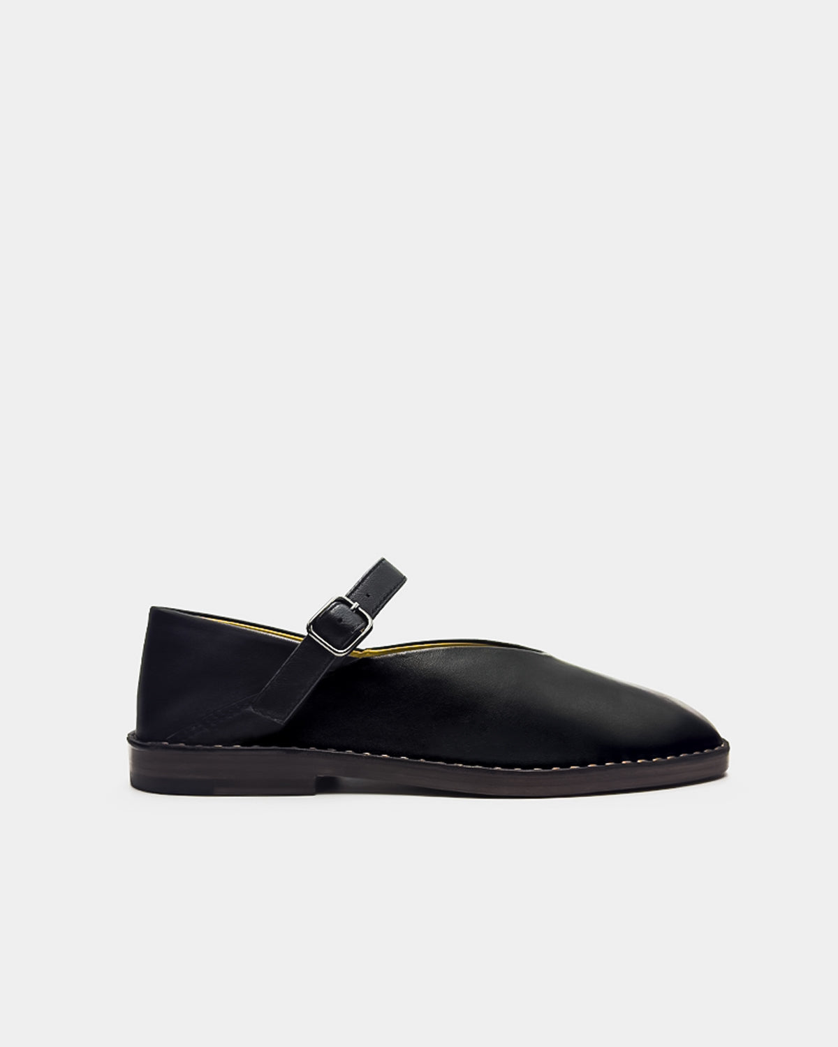 Black Mary Jane shoes for women in nappa leather with cushioned leather sole Australia