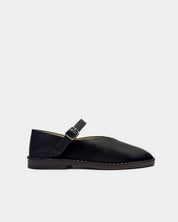 Black Mary Jane shoes for women in nappa leather with cushioned leather sole Australia
